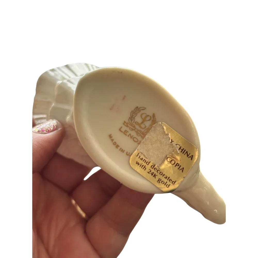 Lenox cornucopia vase